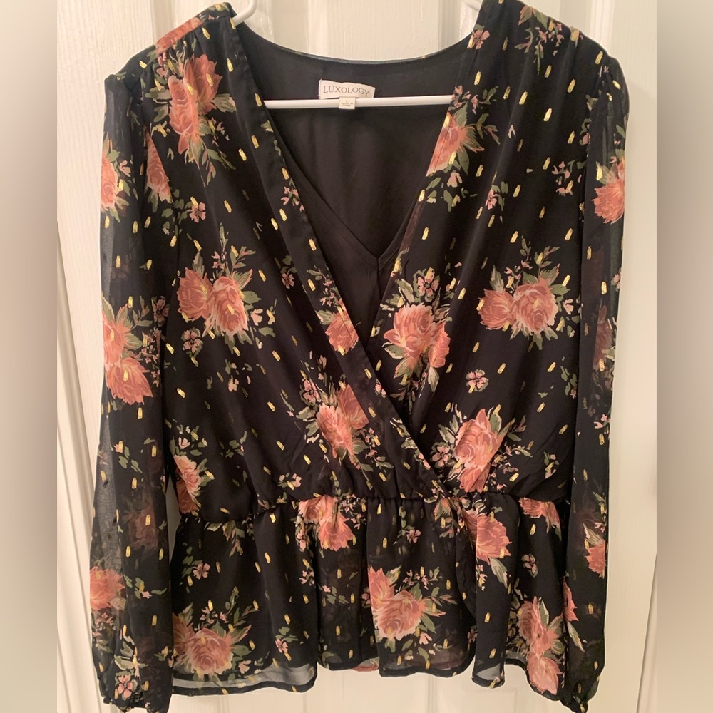 Luxology Pepulum Blouse